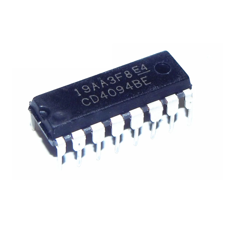 100pcs/lot CD4094BE DIP-16 CD4094 CMOS 8-Stage Shift-and-Store Nus Register IC