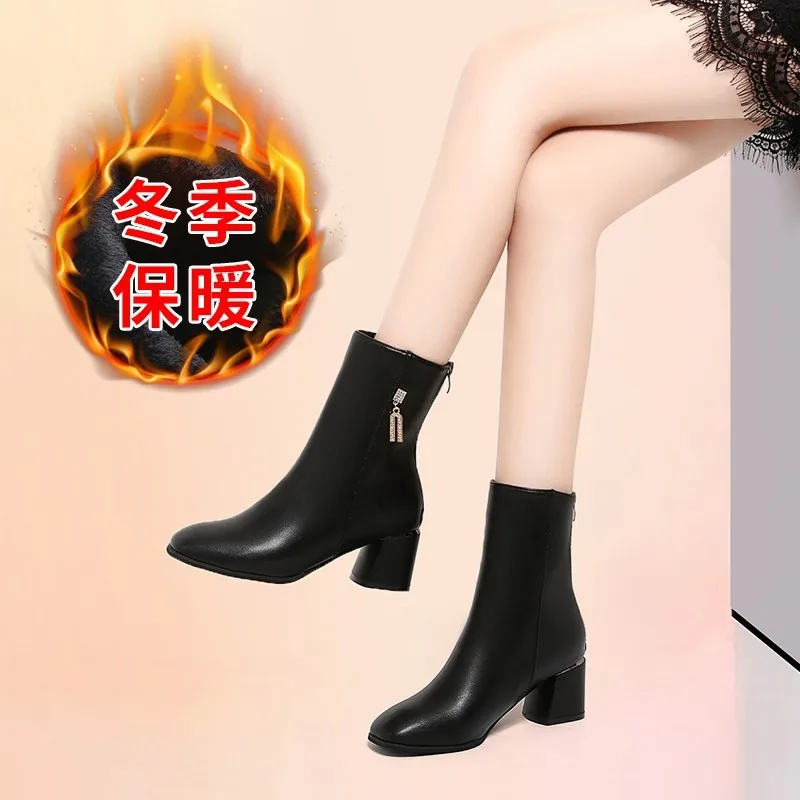 Winter Boots For Women Boots Winter 2021 New Plush Warm Non-slip Ladies' Boots Large Size 41 Winter Boots Women Shoes Winter