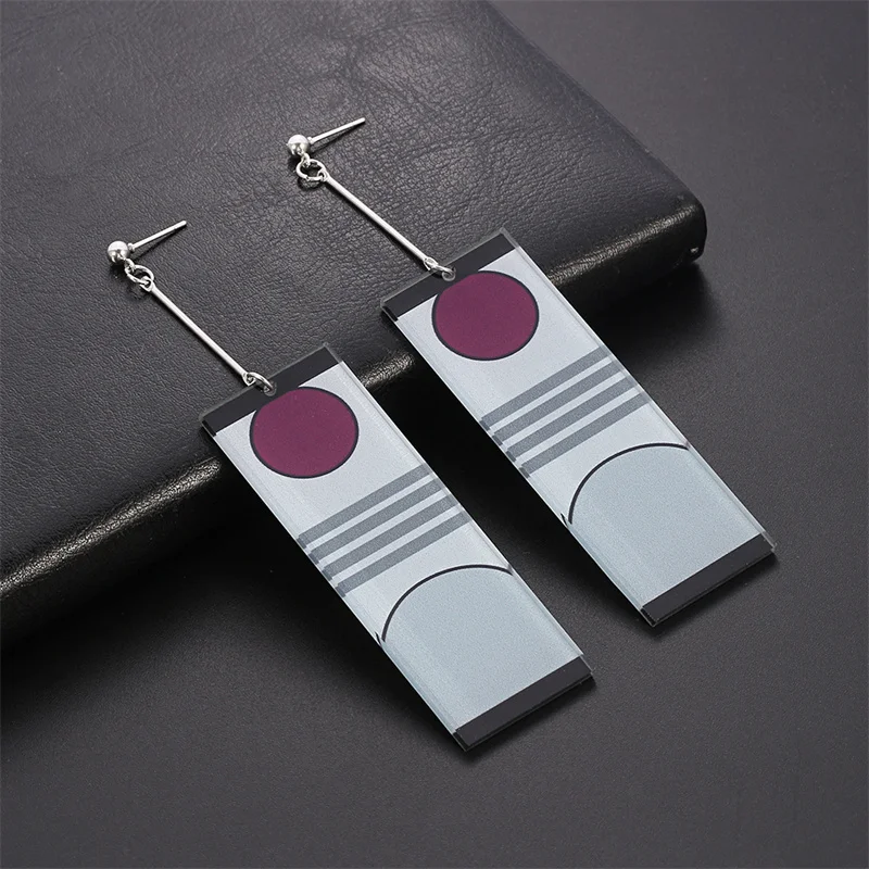 Модные японские клипсы Tanjiro с клипсой из аниме рассекающее демонов акриловые