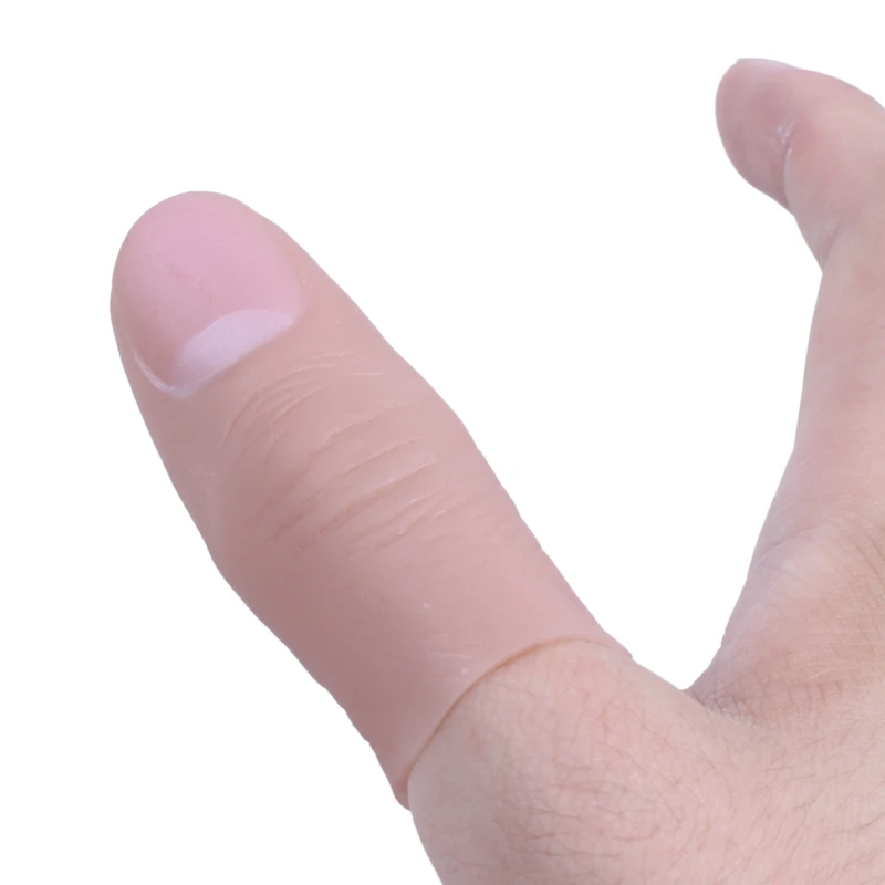 

Soft Thumb Tip Finger Fake Magic Trick Vinyl Toy Funny Prank