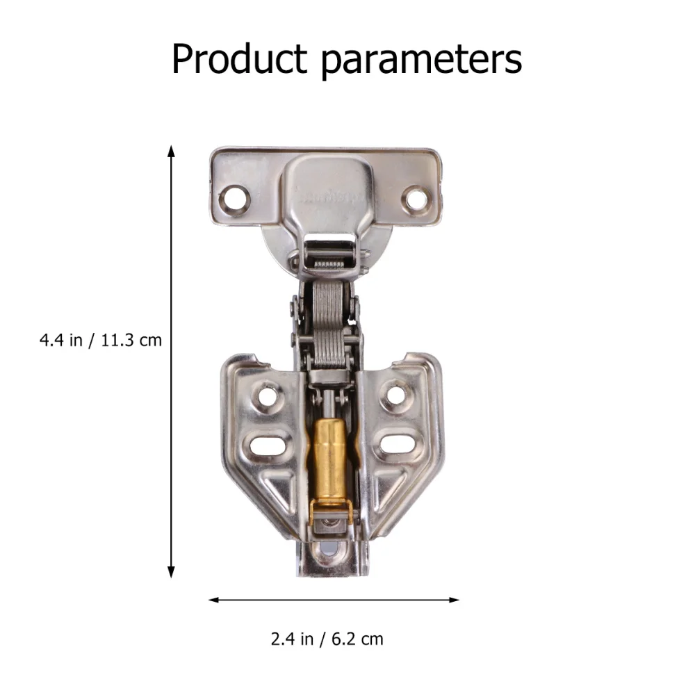 

12PCS Hydraulic Furniture Hinges Steel Cabinet Hinges Steel Hinges for Home