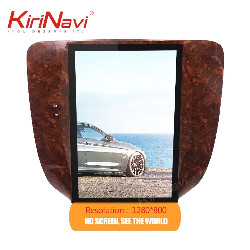 KiriNavi вертикальный экран Telsa стиль 12," Android 8,1 Автомагнитола для Chevrolet Silverado GMC Sierra Yukon автомобильный Dvd мультимедиа