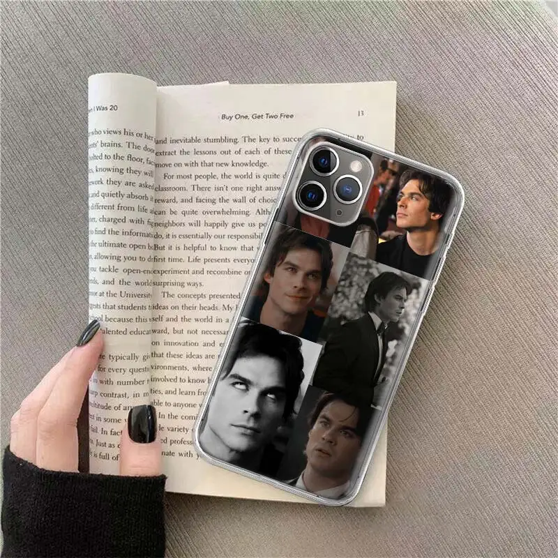

The Vampire Diaries Damon Salvatore Phone Case For IPhone SE2020 12 Mini 11 Pro XS Max XS XR 8 7 6 Plus 5 5S SE Case