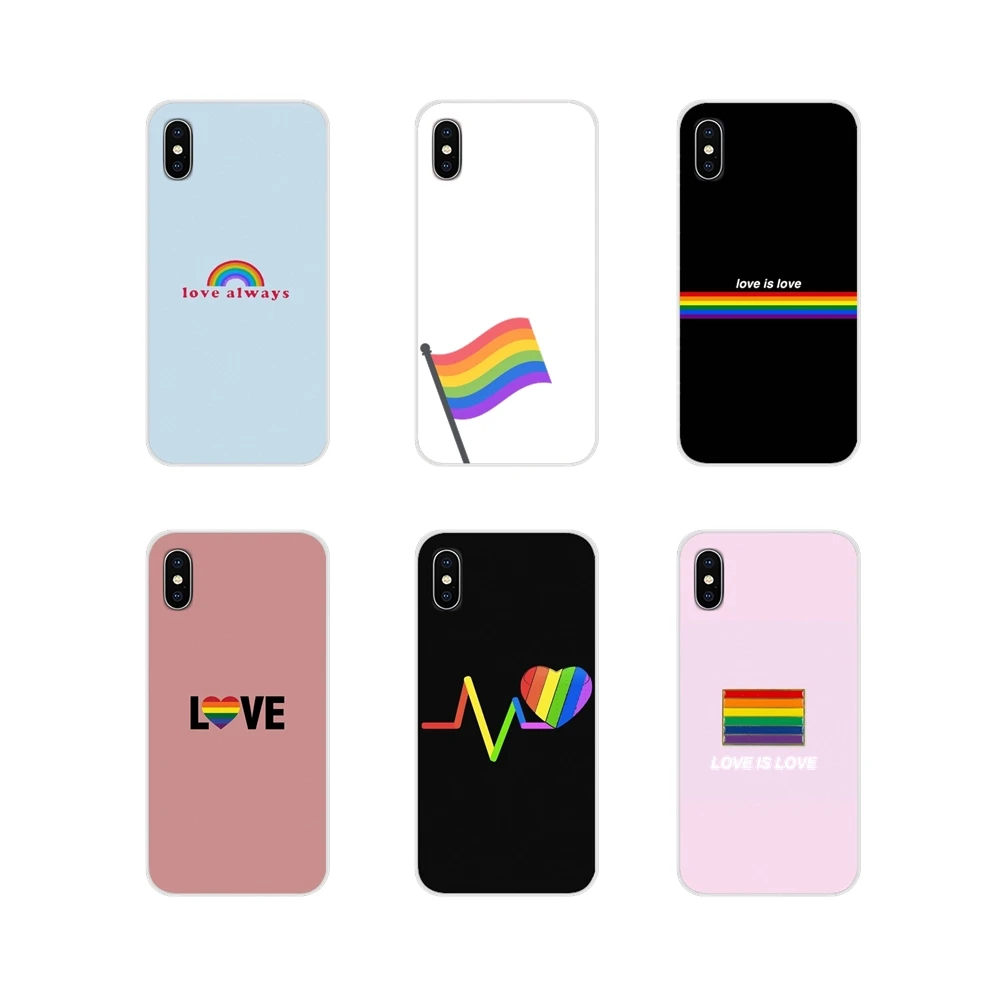 Для Xiaomi Mi4 Mi5 Mi5S Mi6 Mi A1 A2 A3 5X 6X 8 CC 9 T Lite SE Pro аксессуары чехлы для телефонов ЛГБТ Love