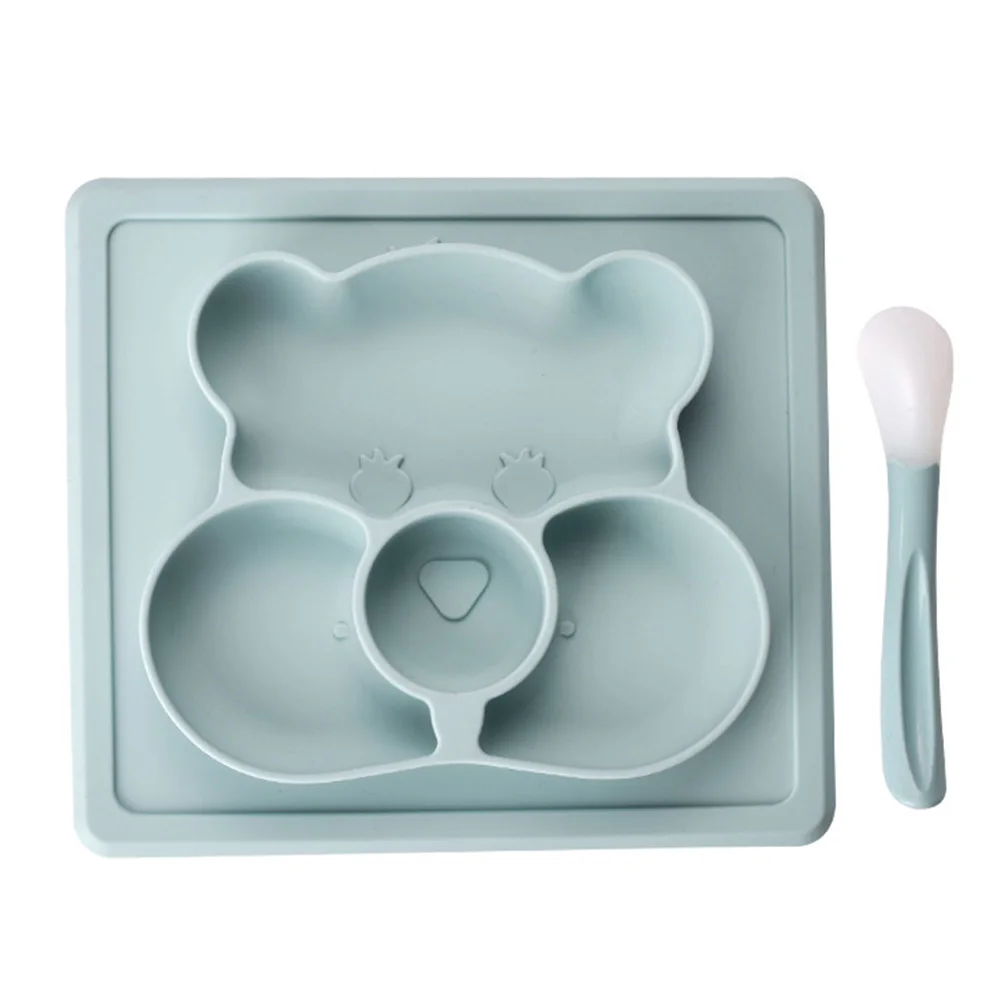 

Для кормления, на присоске посуда скольжению обучения кормления посуда 1 набор в форме медведя детские Водонепроницаемый тренировок с супо...