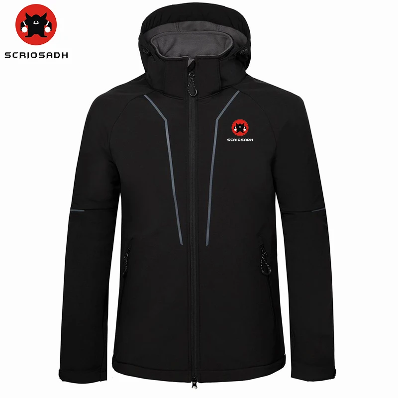 

Men Outdoor Soft shell Jacket Climbing Hiking Waterproof Jacket Thermal Breathable Jacket Men Outdoor Soft shell Jacket