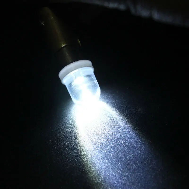 100x6V 6 3 V DC белый светильник 11 T4W BA9S H6W 1895 1SMD Светодиодная лампа для пинбола|Система