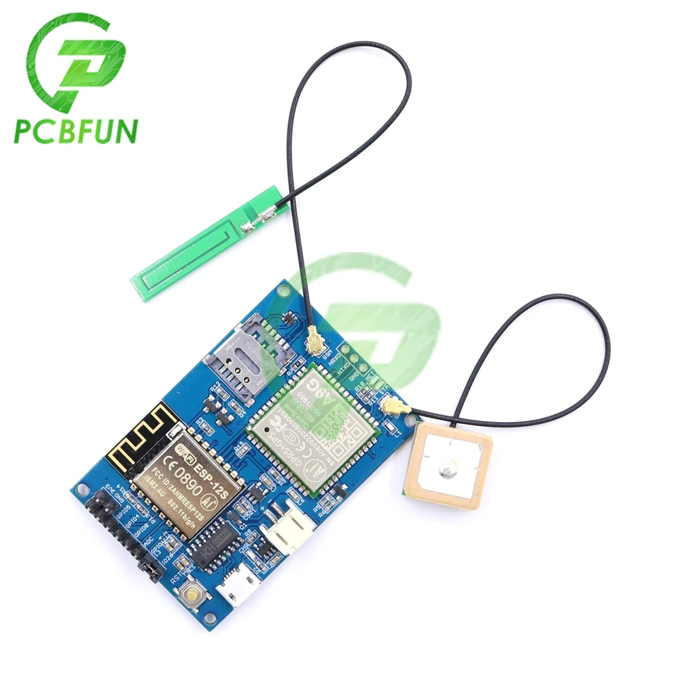 ESP8266 ESP 12S A9G четырехдиапазонный GSM GPRS + GPS IOT узел V1.0 модуль макетная плата WiFi