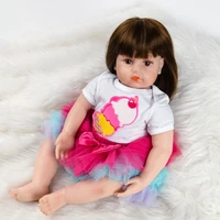 clothes for dolls reborn doll clothes set 55cm 2pcs tutu skirts set short sleeve top tulle dress suit 22 inch doll baby sets