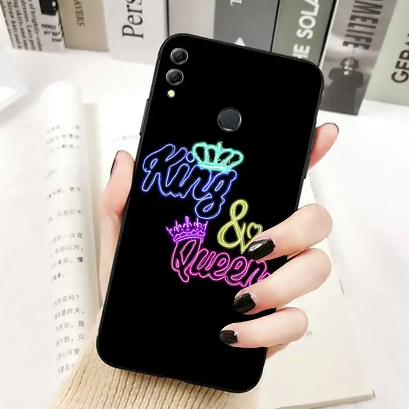 FHNBLJ King Queen чехол для телефона Huawei Honor 10 i 8X C 5A 20 9 30 lite pro Voew V30 | Мобильные телефоны и