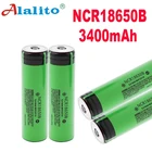 100% Новый оригинальный 18650 аккумулятор 3400 мАч 3,7 в литиевый аккумулятор для NCR18650B 3400 мАч подходит для фонарика для заостренного аккумулятора