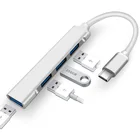 USB C-концентратор 3,0 Type C 3,1 4 USB-порта мульти-разветвитель Кабель адаптер OTG для Lenovo Xiaomi Macbook Pro 13 15 Air Pro ПК компьютера