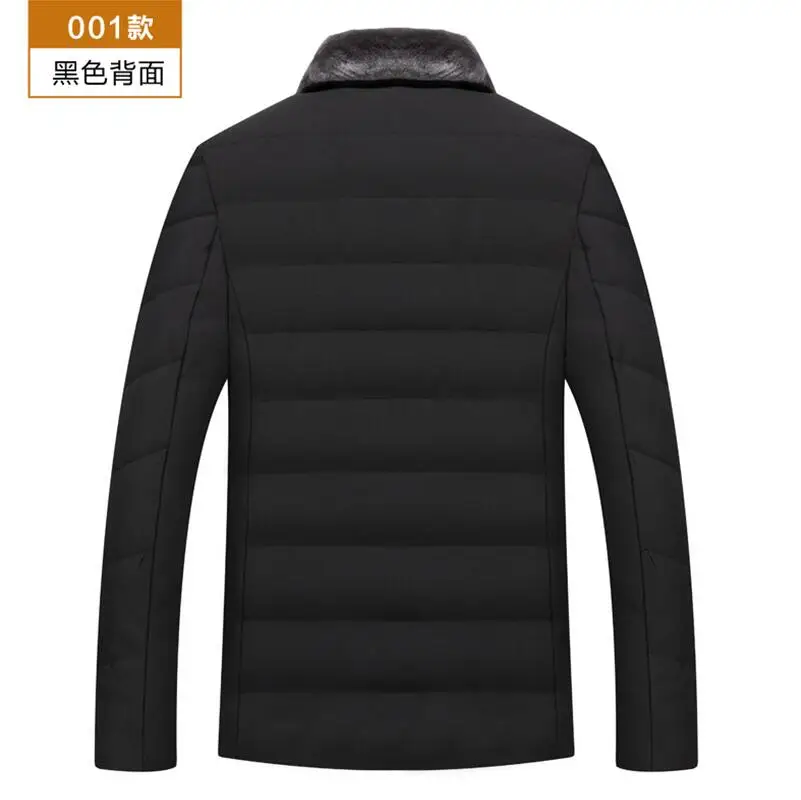 Новая шерстяная подкладка большого размера 3XL 4XL Мужская парка зимняя куртка Мужское пальто толстые теплые мужские куртки