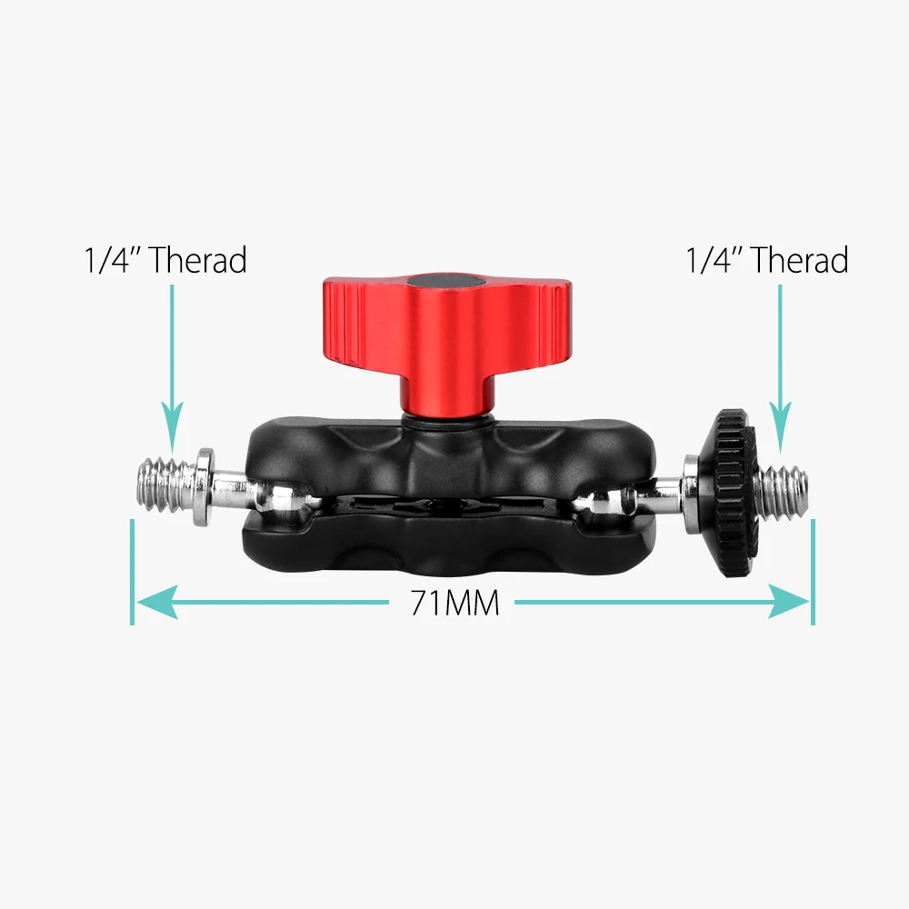 Для камеры/светодиодный светильник с 1/4 регулируемой универсальной рукояткой