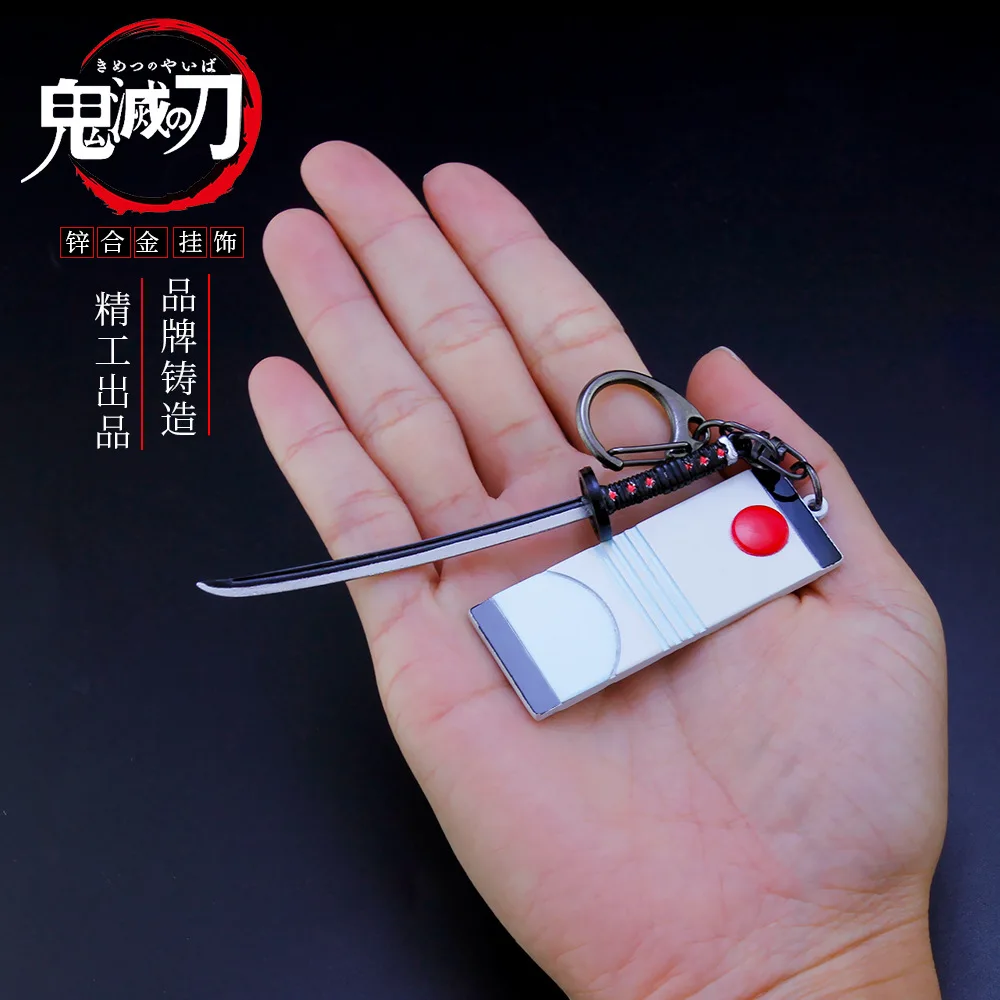 Аниме Демон Истребительница брелок в виде меча камадо Tanjirou оружие для косплея