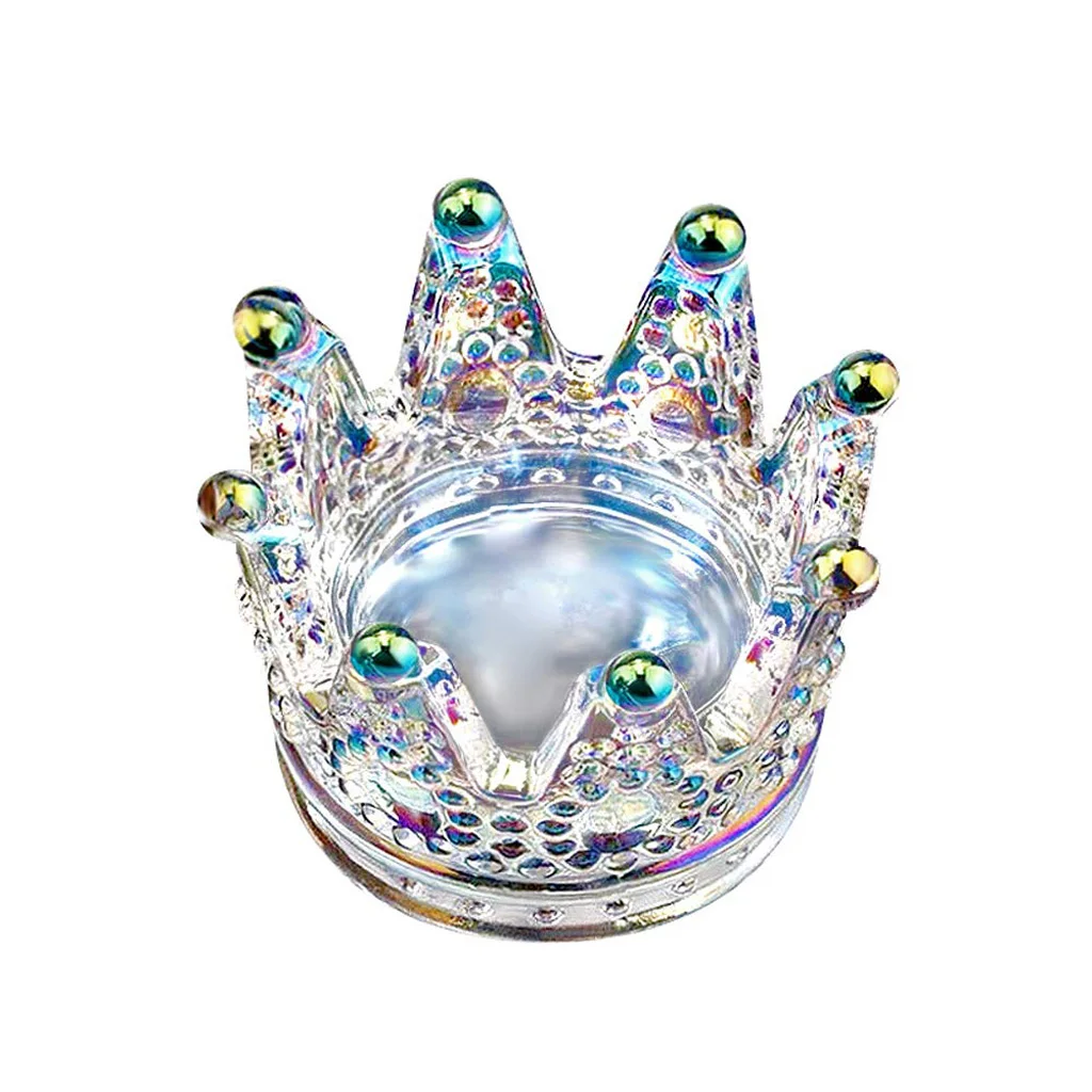 Держатель для ручки ногтей 2 в 1 и тарелка порошка мини-корона жидкость дизайна |