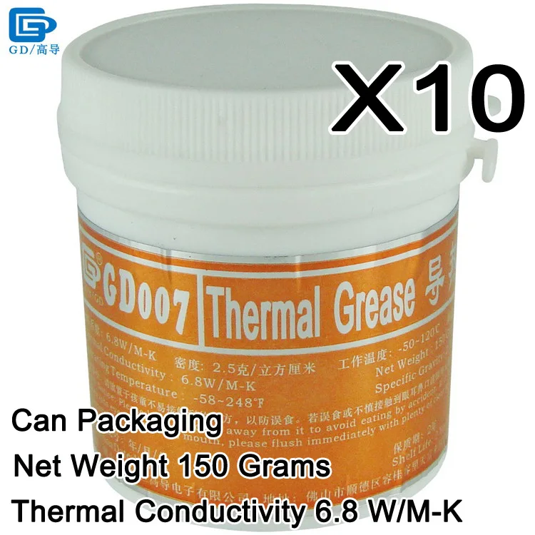 GD007-CN150 10Pieces GD007 Термальность проводящая силиконовая смазка пластыря Компаунд силиконовый BX3 CN30 CN150 CN1000 SSY1 SY1 SY3 SY7 SY15 SY30 - Цвет лезвия: GD007-CN150 10Pieces