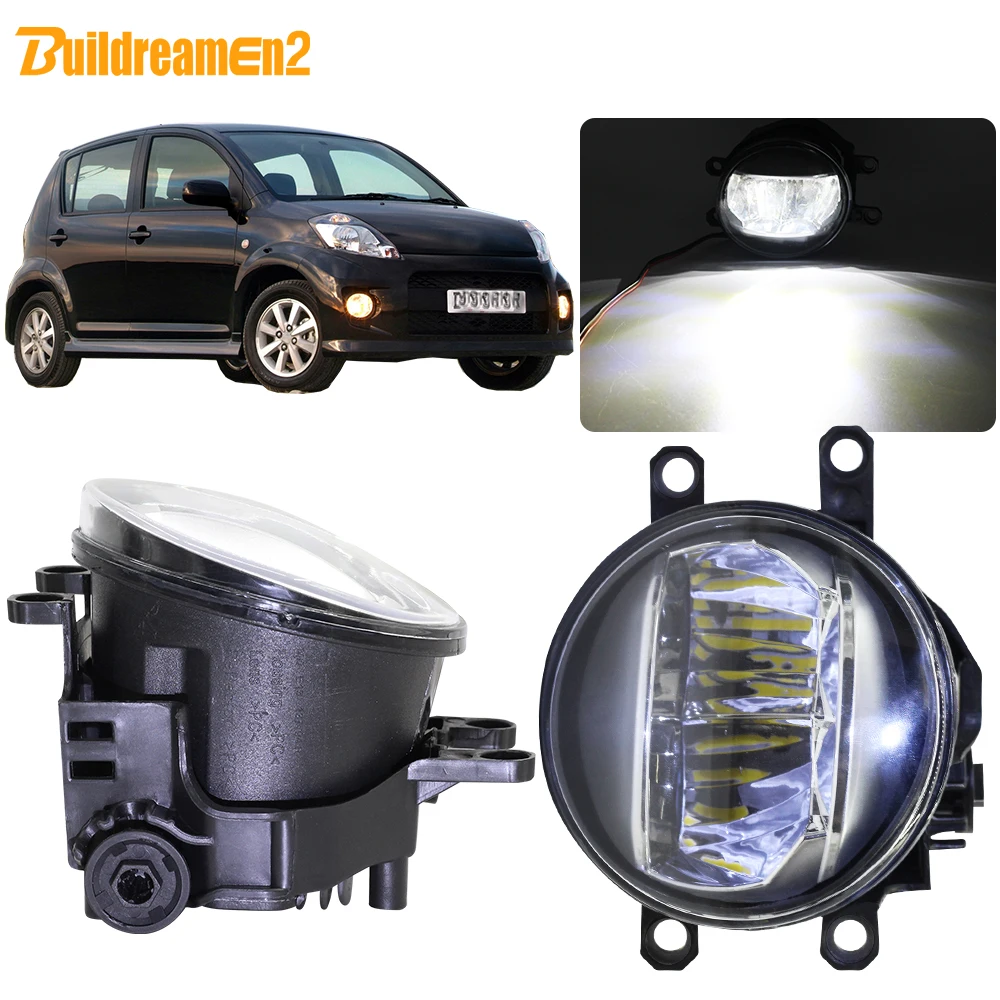 

Buildreamen2 для Daihatsu материал печенья банка с крышкой Subaru Dex 2005-2016 автомобиля 4000LM светодиодный лампы Противотуманные фары светильник дневного св...