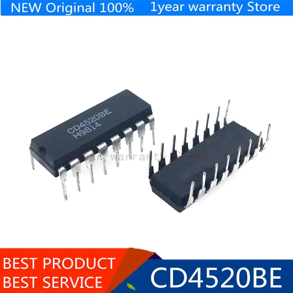 10 шт./лот CD4520 CD4520BE DIP 16 двойной 4 битный двоичный счетчик новый оригинальный|Пульты