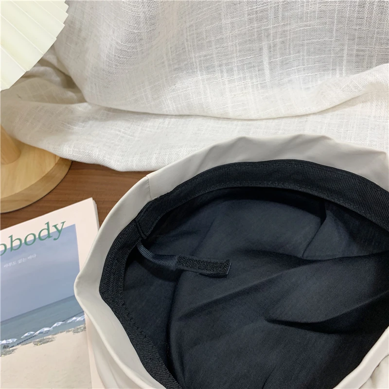 Берет Foux летние женские шапки с тонкими буквенными нашивками Регулируемая