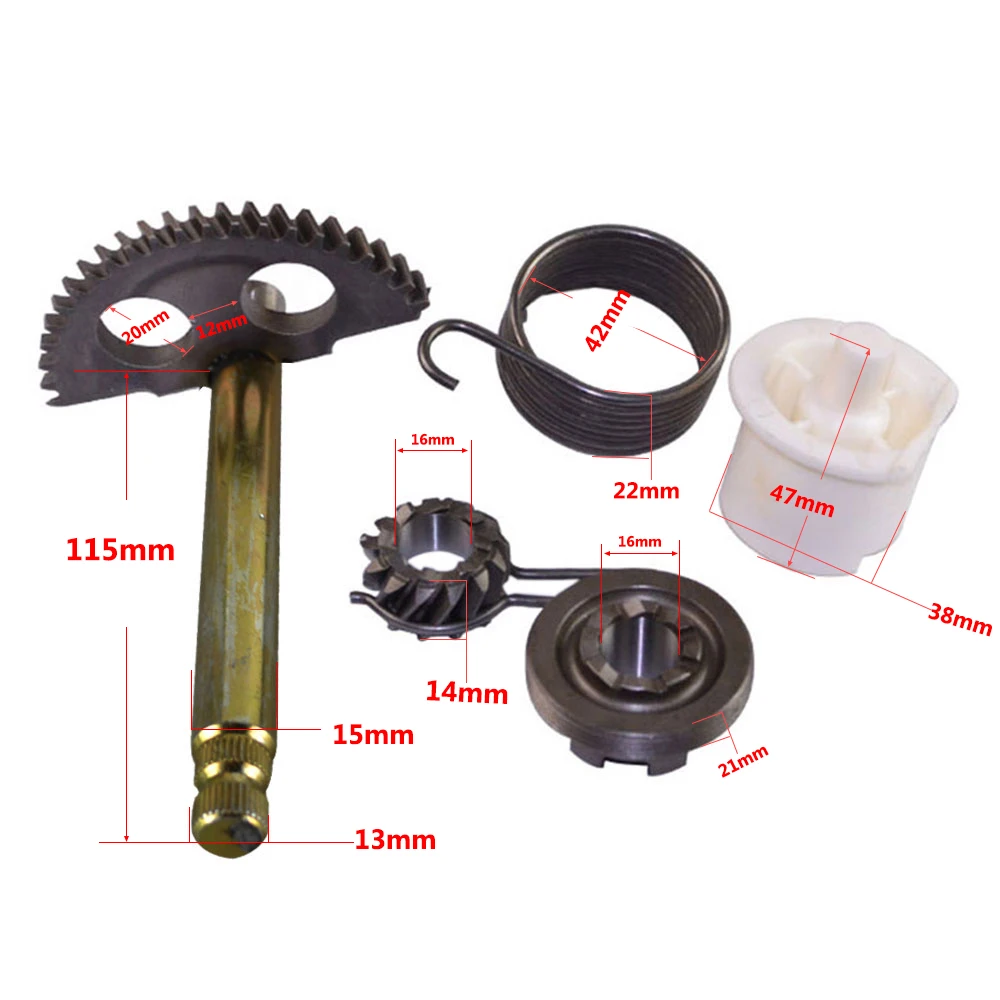 

Kick Shaft Starter Idle Gear Spring Kit For Yamaha PW50 PW 50 Motorcycle Dirt Bike