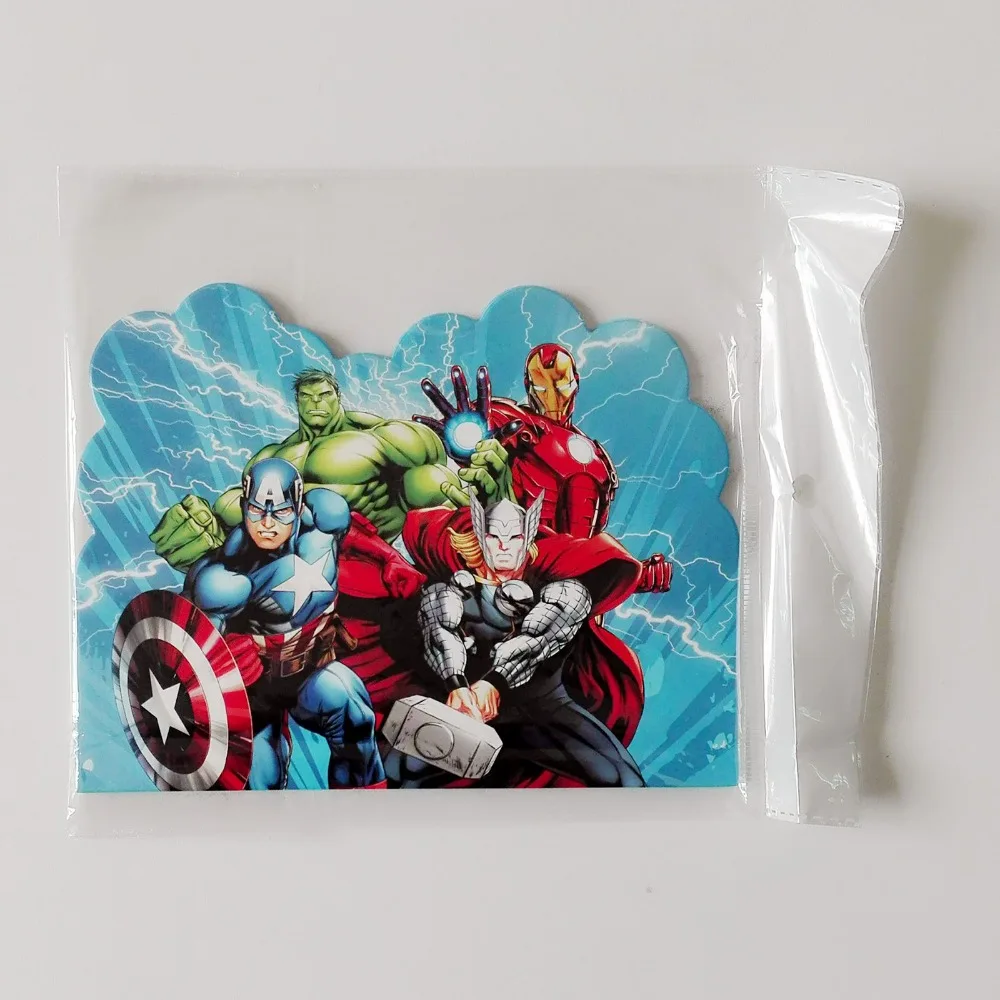 10 шт Банни мальчик Халк день рождения пригласительные открытки вечерние