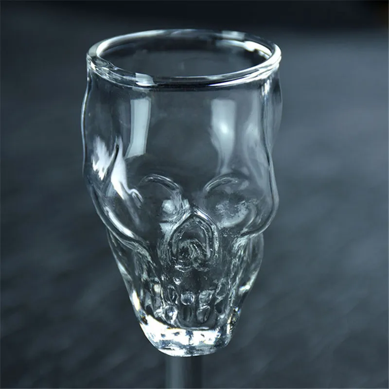 2 шт./лот бокал для вина 75 мл Забавный в виде черепа питья пива виски коктейля