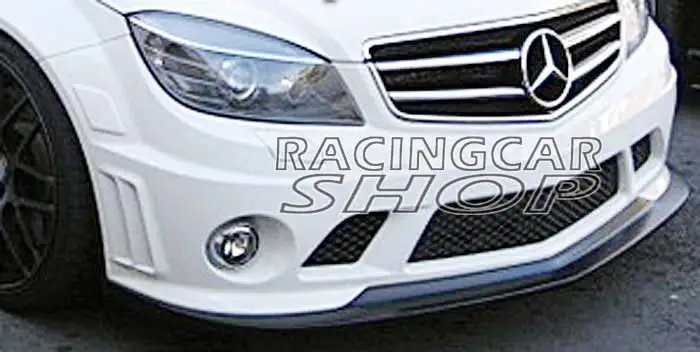 Главная/для MERCEDES BENZ / W204 AK стиль передний спойлер сплиттер для Mercedes C CLASS C63 бампер