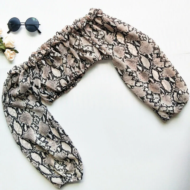 

Women Off Shoulder Crop Top T-Shirt Ladies Long Sleeve Tank Party Sexy Blouse