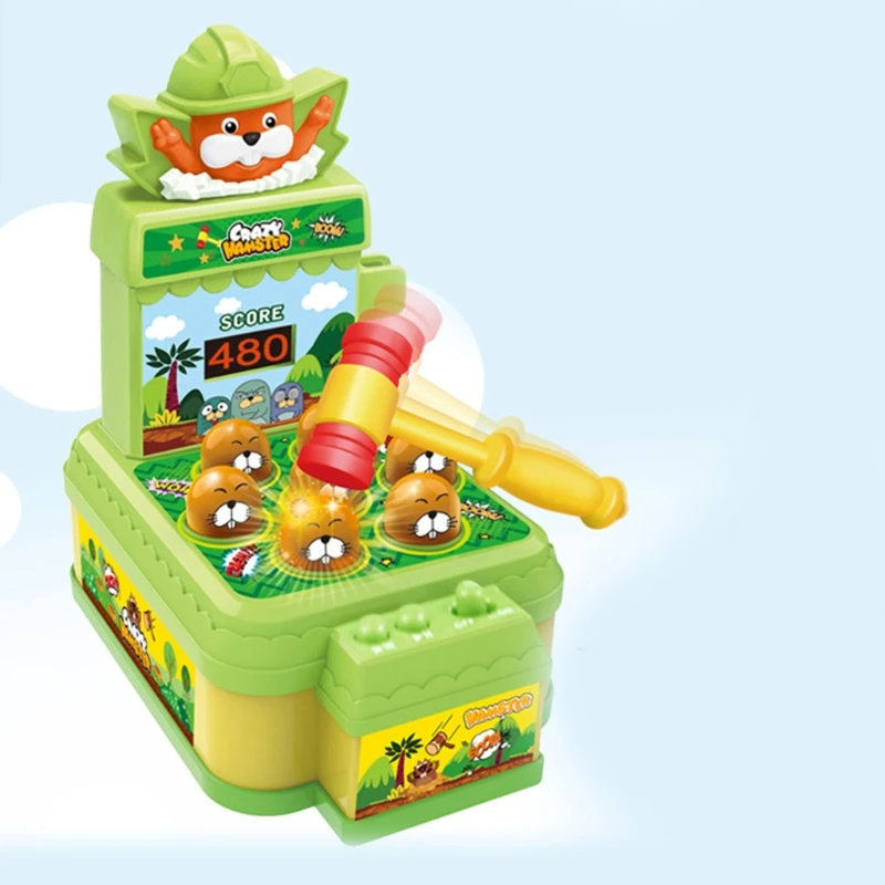 Happyy детская игрушка Whack мини электронная аркадная игра с кротом скамейка