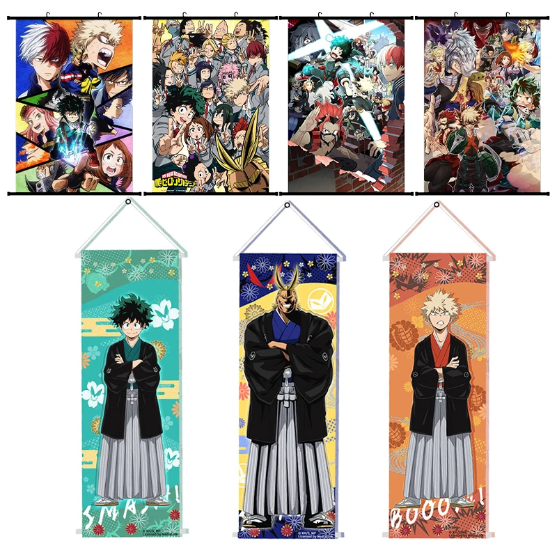 Висячий свиток моя геройская Академия мидория изуку бакугё катсуки все могут