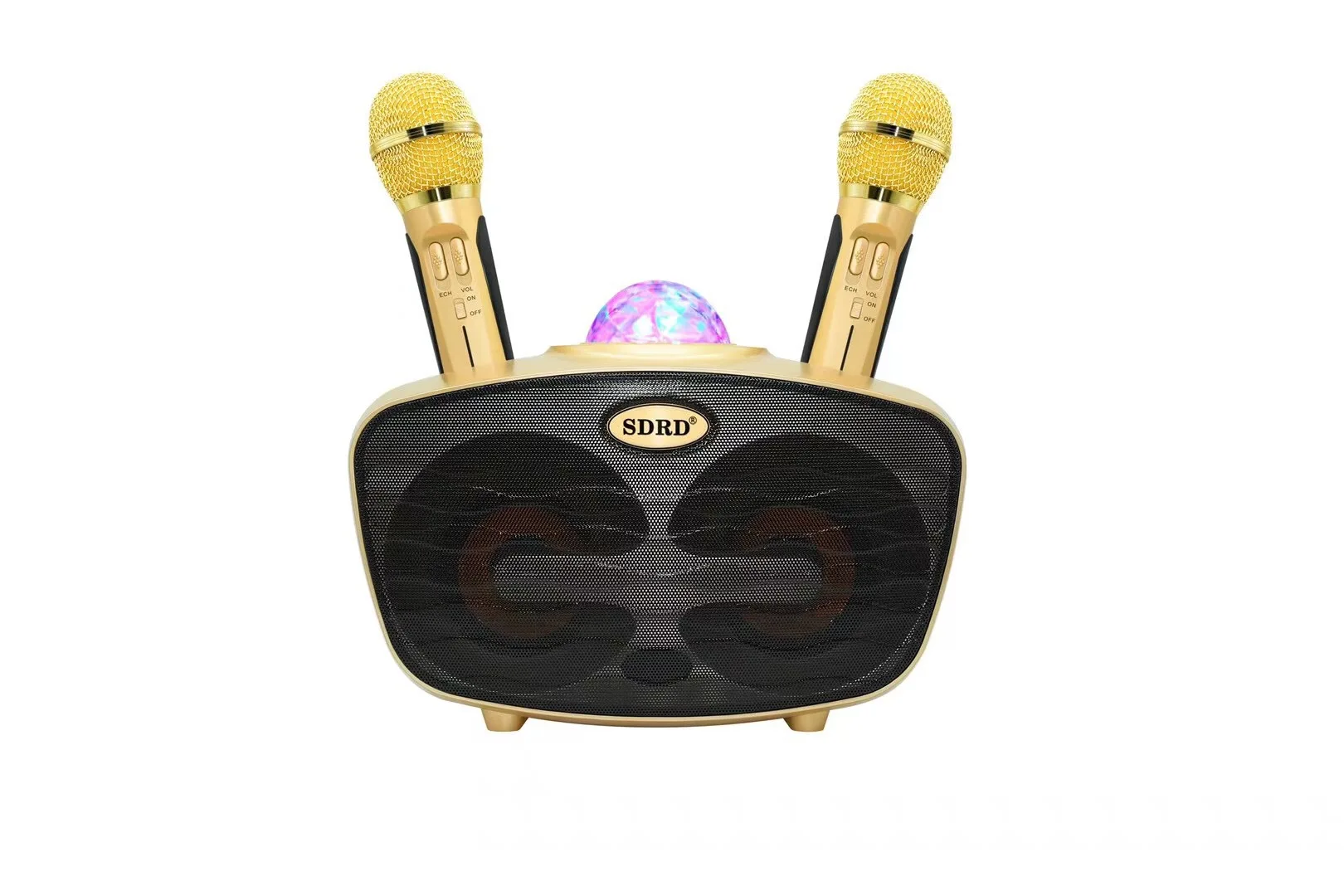 

Home KTV Portable Bluetooth Speaker Stereo Subwoofer Wireless Caixa De Som Bluetooth Colorful Light Music Player with Microphone