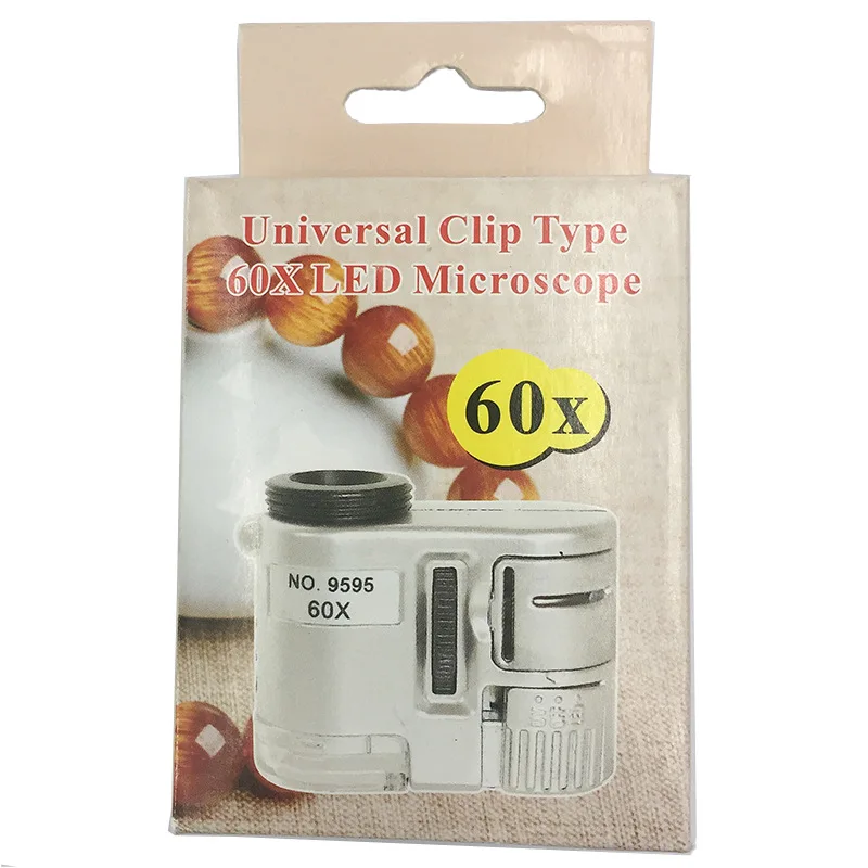 

Tools with Fake Currency Detection Function Clip Magnifier Mobile Phone 60 Times Optical Microscope 9595w Microscopio