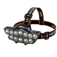 12p90 led headlamp usb rechargeable long shoot 4 modes bike head torch flashlight waterproof camping fishing