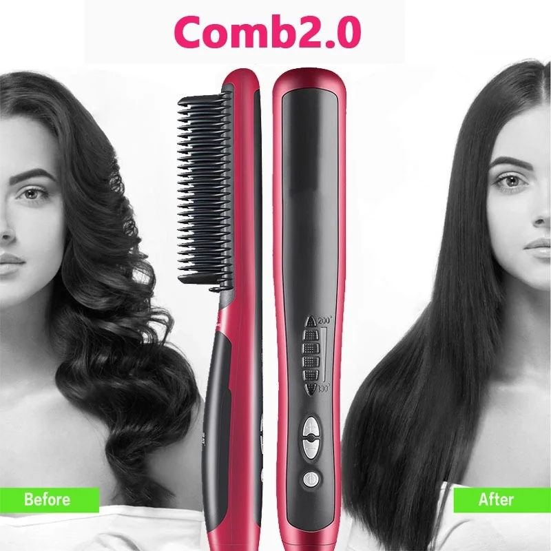 Новый дисплей щетка для волос Автоматическая быстрая электрическая волшебные