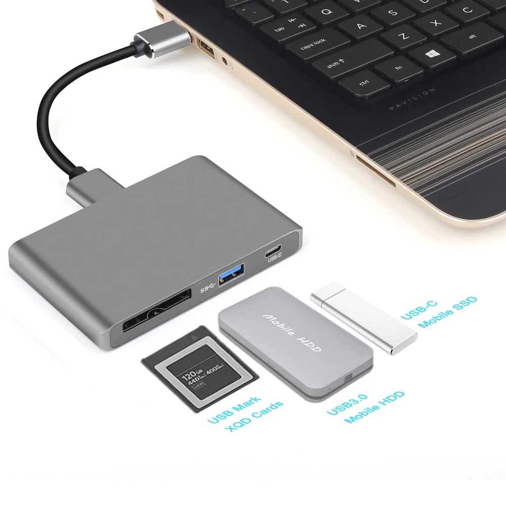 Адаптер XQD Kaartlezer с интерфейсом USB 3 0 type-C флеш-память разъемом для sony G серия M SD |