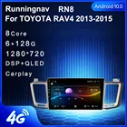 Мультимедийный проигрыватель для автомобиля, 10,1 дюйма, 4G LTE, Android 10,1, для TOYOTA RAV4, 2013, 2014, 2015, стерео, DVD-плеер, навигация, GPS-радио