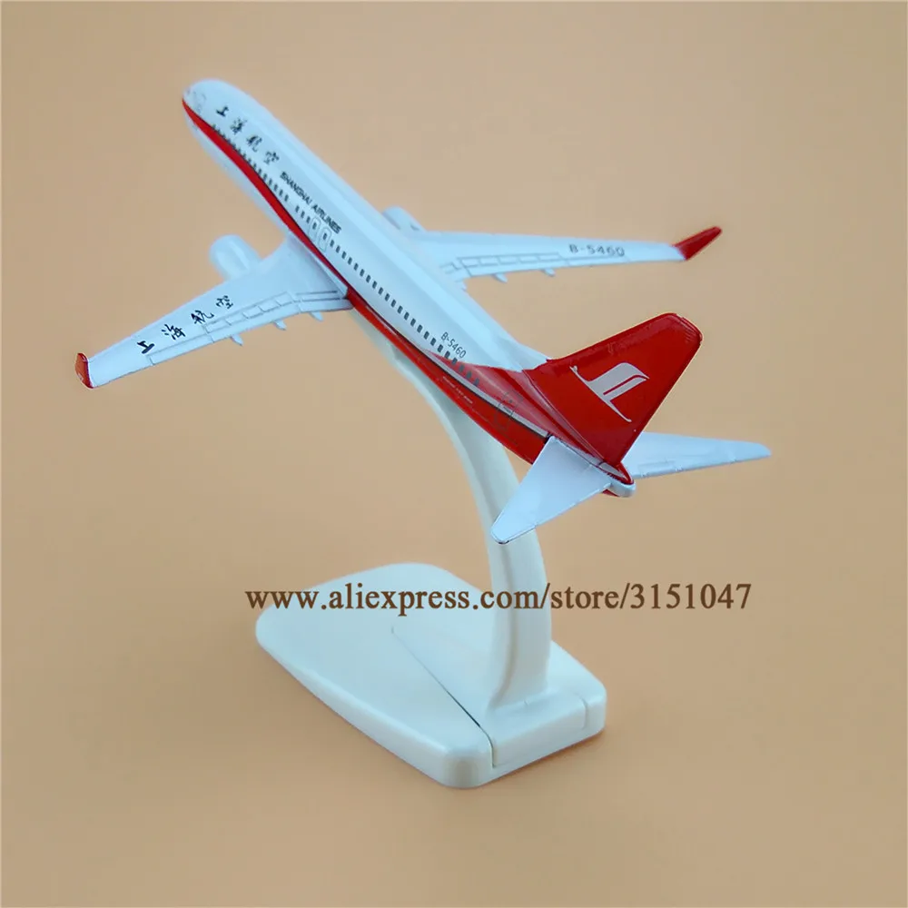 

16cm Air China ShangHai Alirlines Boeing 737 B737 Airways Plane Model Alloy Metal Diecast Model Airplane Aircraft
