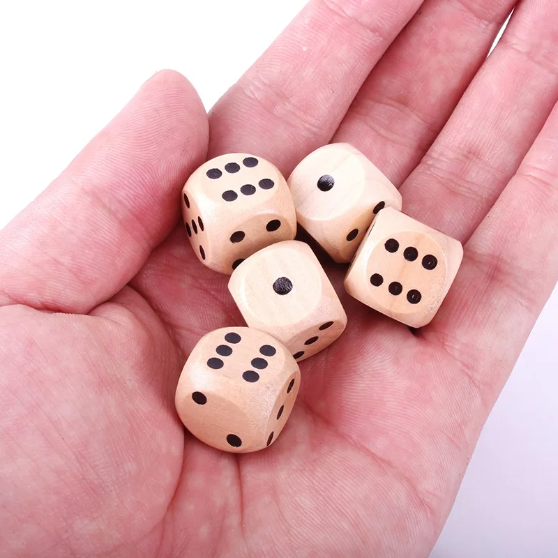 Деревянные кубики сделай сам 12-60 мм 6 сторонних кубиков круглые уголки вечерние