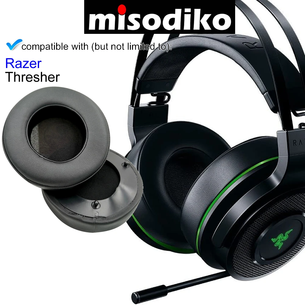 

Набор сменных подушек misodiko наушники-амбушюры для игровой гарнитуры Razer hourher Ultimate/7,1/Tournament Edition