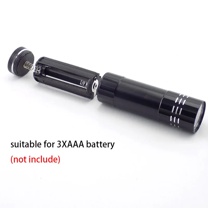 Ультрафиолетовый фонарик с 9 светодиодный флуоресцентная лампа-вспышка
