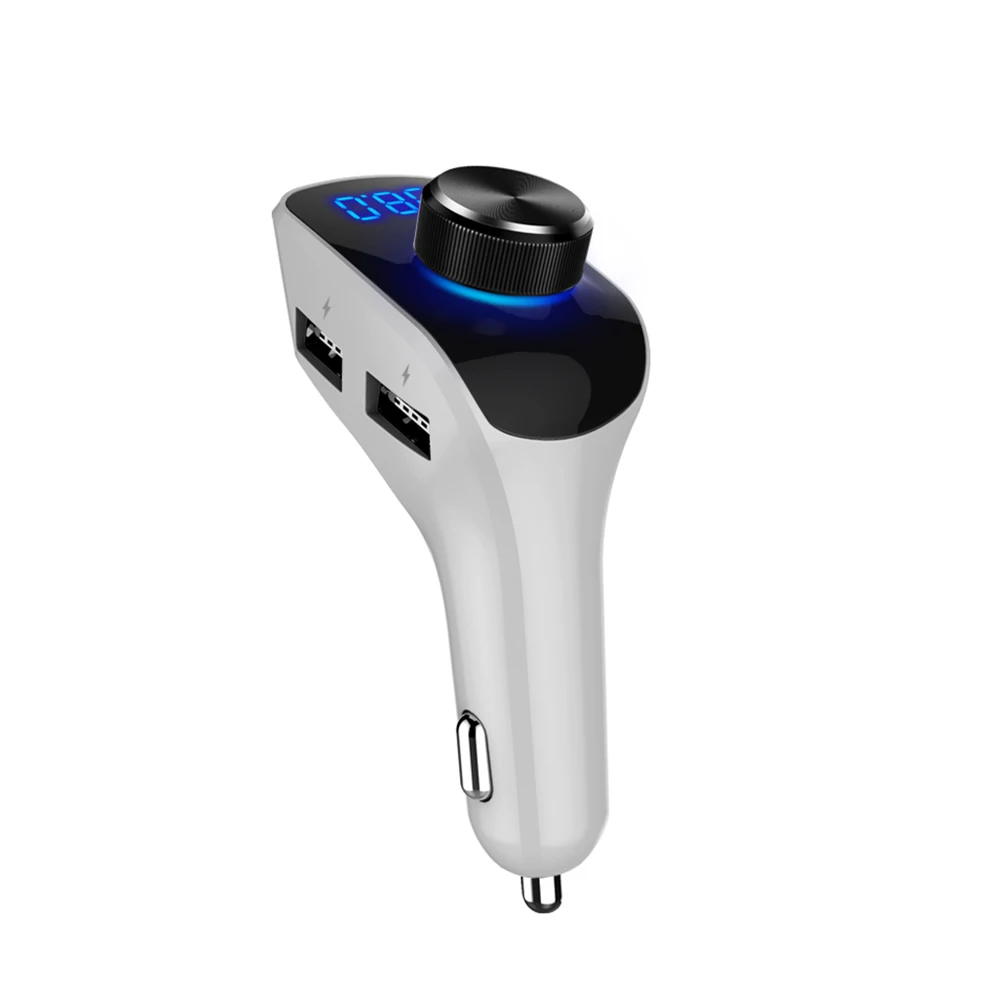 SRUIK Bluetooth fm-передатчик беспроводной Bluetooth 4,2 автомобильный Радио адаптер автомобильный комплект громкой связи вызов 3 usb порта Поддержка TF карты