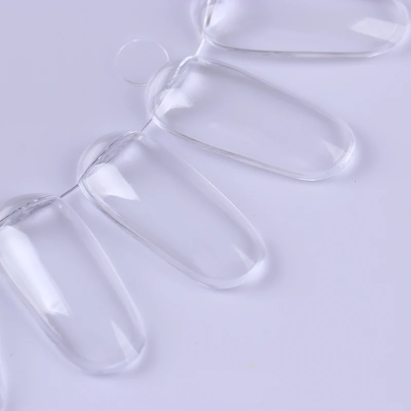 Акриловая Форма для ногтей 1 шт./5 шт. полного покрытия практики колесо прозрачный