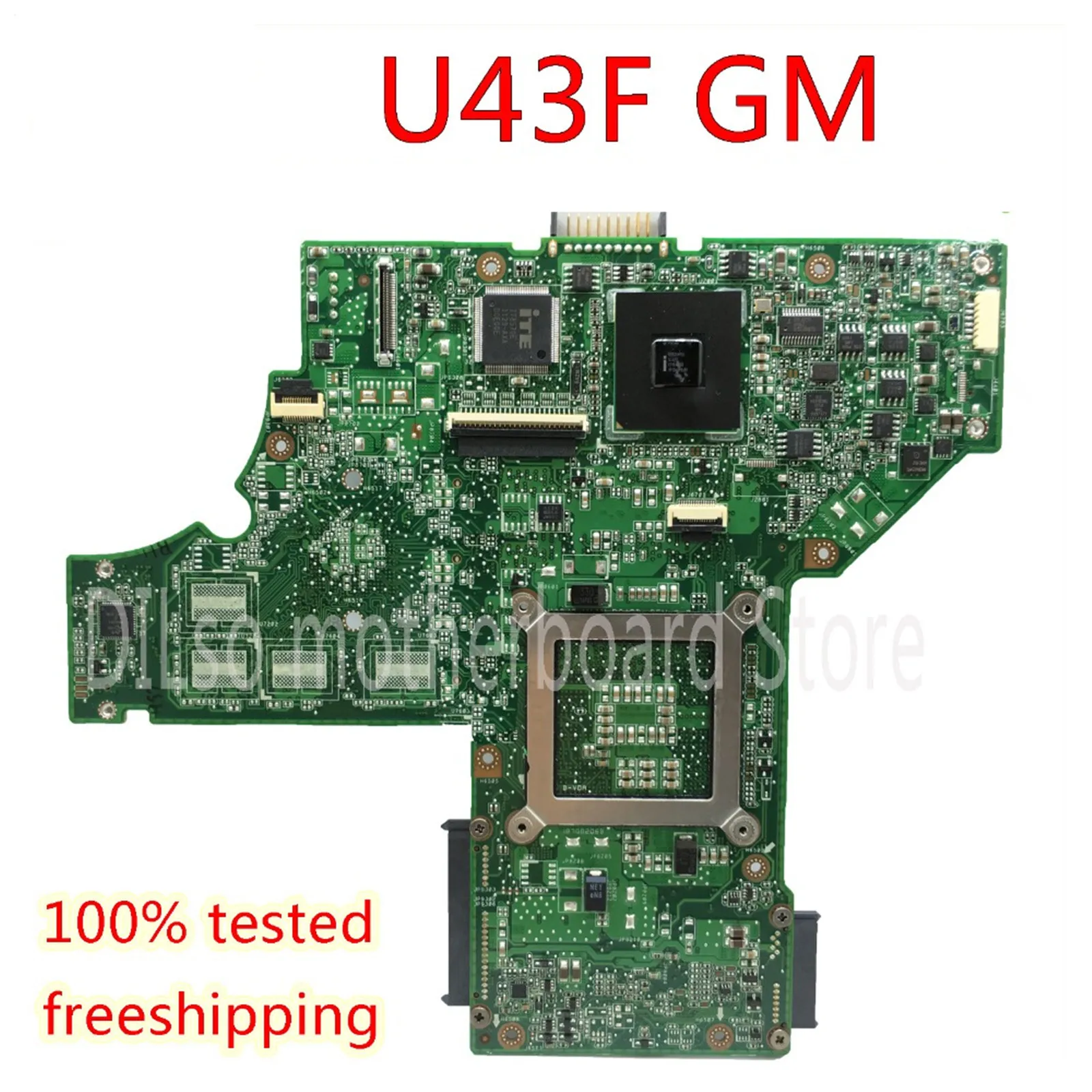 

KEFU U43F Mainboard For ASUS U43F U43 Laptop Motherboard Test Work 100% Original