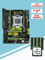 huananzhi x79 gaming motherboard setup dual m 2 slot cpu xeon e5 1620 v2 3 7ghz big brand ram 32g48g recc 2 years warranty