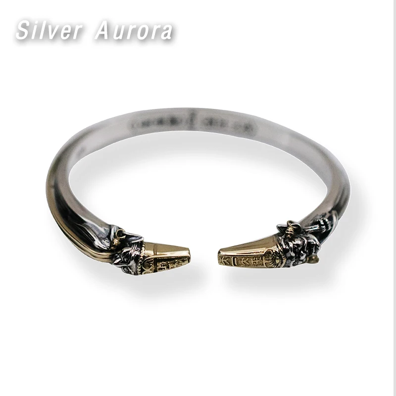 Skills and old silversmith s925 серебряные мужские браслеты тайский серебряный крест