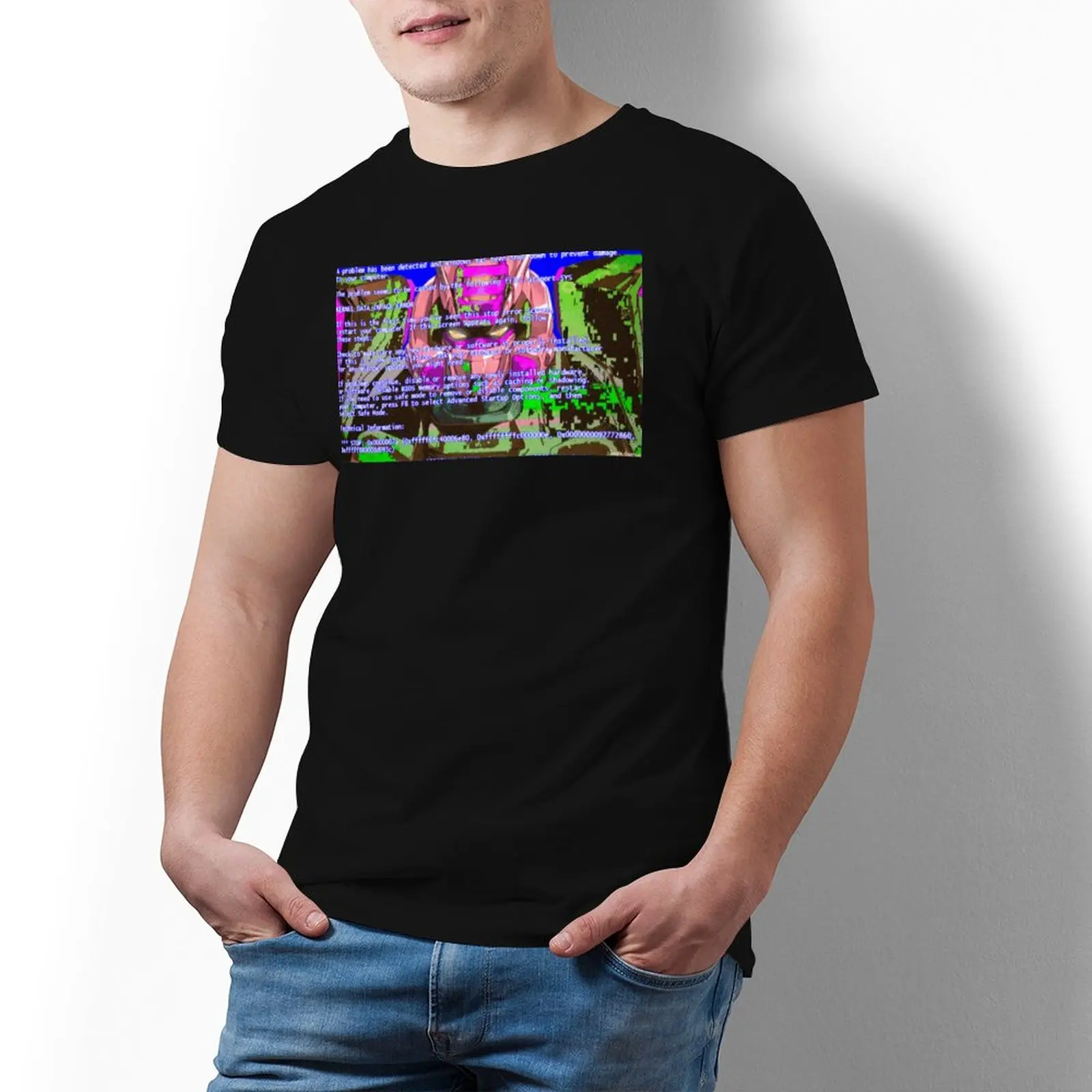 

Bandai Gundam GAT-X103 Vaprowave Buster Gundam T Shirt Manga 100 Cotton Man T-Shirt Short-Sleeve Graphic Tshirt Funny