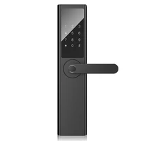 fingerprint electronic door lock keyless entry touchscreen keypad smart available for home office hotel garage use