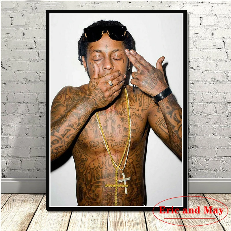 

Lil Wayne Rapper Hip Hop Rap Music Singer Star Smoking Posters And Prints Pictures On The Wall Nordic Decoration Home Decor
