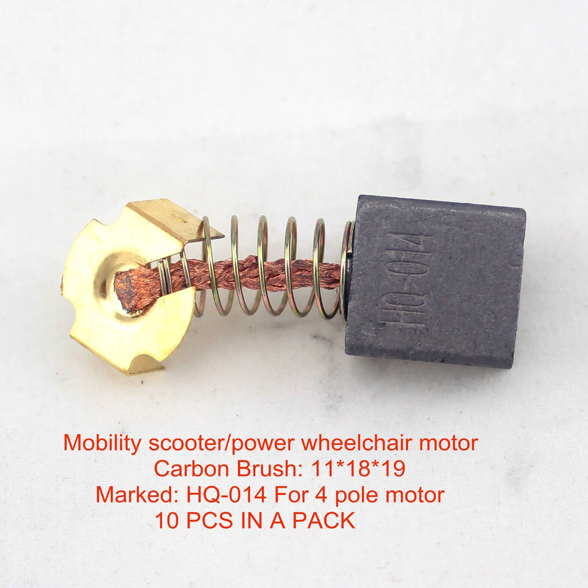 Маневренный скутер запчасти для 4-полюсный автоматический 24VDC мотора угольные